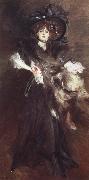 Giovanni Boldini Portrait of Mlle Lantelme France oil painting artist